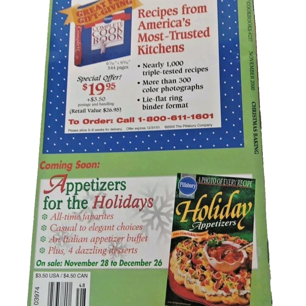 Lot of 4 Cookbook Mags 2 Pillsburys California Cooking Cast Iron Classic Recipes